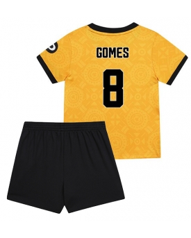 Billige Fotballdrakt Wolves Joao Gomes #8 Replika Hjemmedraktsett Barn 2025-26 Kortermet (med bukser)